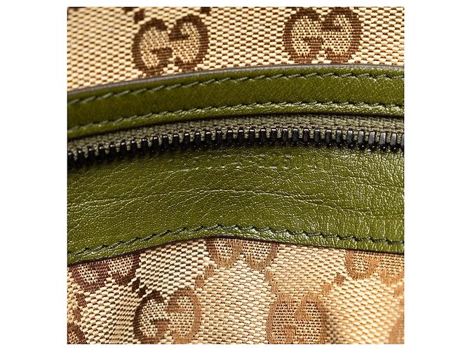 Bolso Tote con Cordón Gucci Double G Verde - vista 8