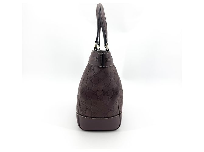 Gucci Mayfair Guccissima Leather Medium Marrone - vista 3