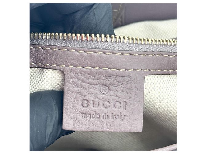 Gucci Mayfair Guccissima Leather Medium Marrone - vista 6
