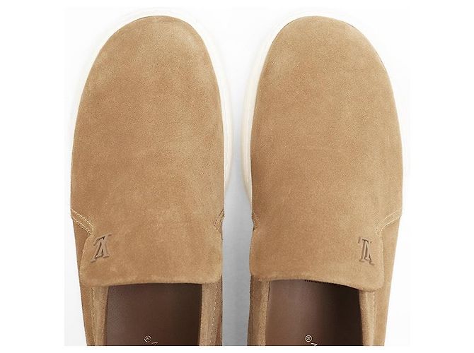 Louis Vuitton Pacific Line Suede Loafer Braun Weiß - Ansicht 11