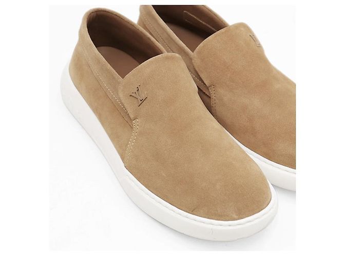 Louis Vuitton Pacific Line Suede Loafer Braun Weiß - Ansicht 2