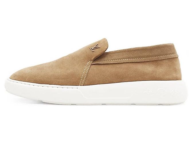Louis Vuitton Pacific Line Suede Loafer Braun Weiß - Ansicht 4