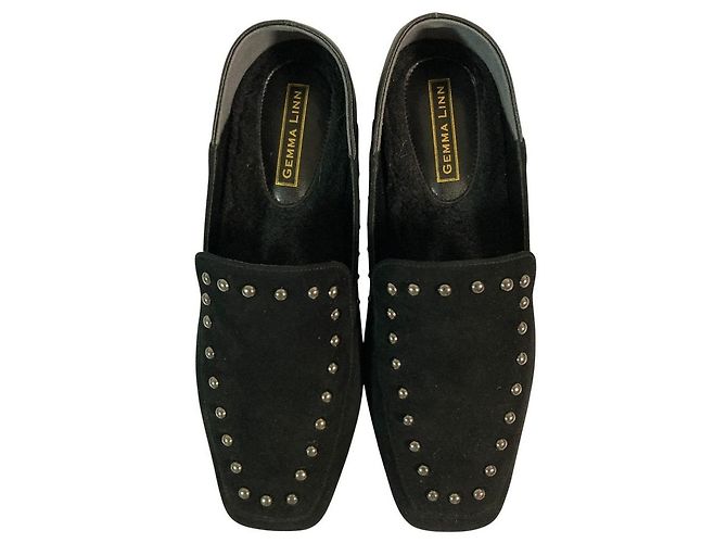 Autre Marque Mocassino in camoscio GEMMA LINN Nero - vista 4
