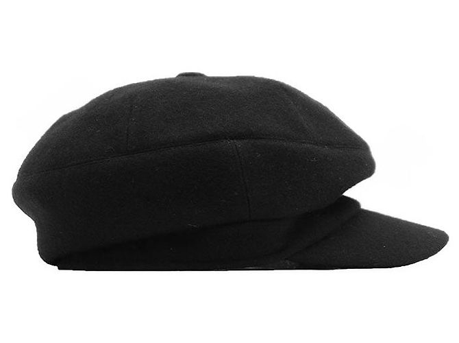 Autre Marque Christian Dior CD Logo Hut aus Wolle und Nylon Schwarz - Ansicht 12