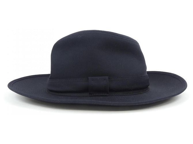 Hermès Hut aus Textil Schwarz Größe 57 - Ansicht 2