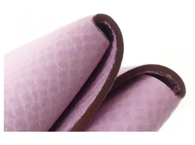 Monedero Hermès Calvi Duo Epsom Rosa - vista 2