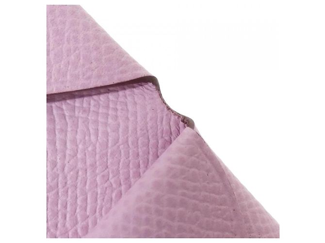 Monedero Hermès Calvi Duo Epsom Rosa - vista 4