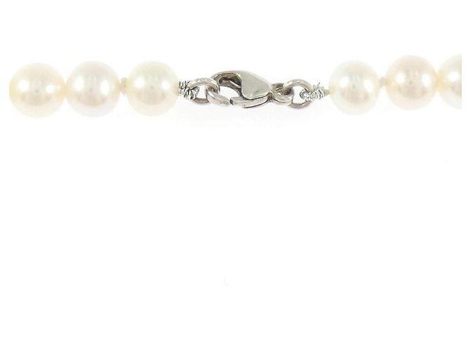 Tiffany & Co Tiffany Oval Tag Perlenkette aus 925 Silber - Ansicht 5
