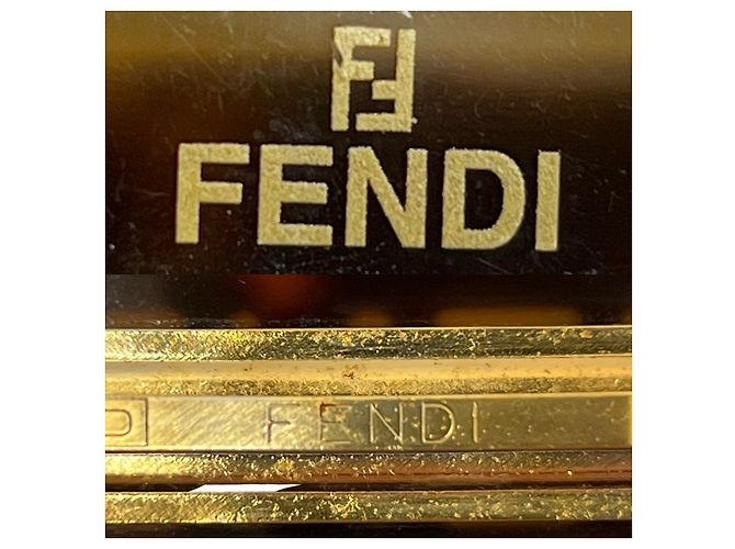 Fendi Barrette Brown Plastic - view 2