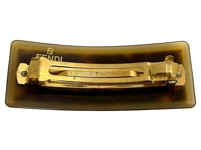 Fendi Barrette Brown Plastic - view 5