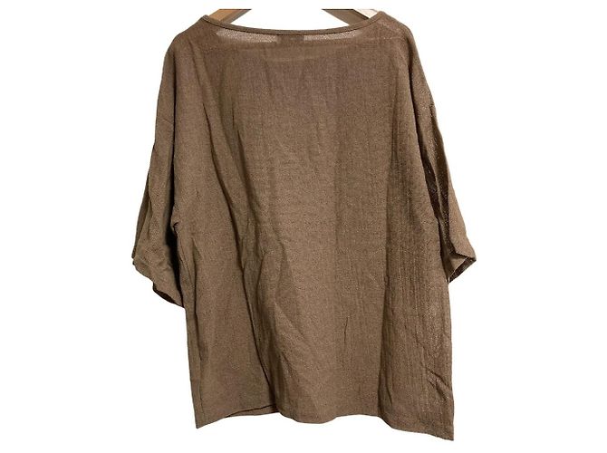 Autre Marque Top de malha mesh L'ESSAGE JOURNAL STANDARD Marrom - vista 2