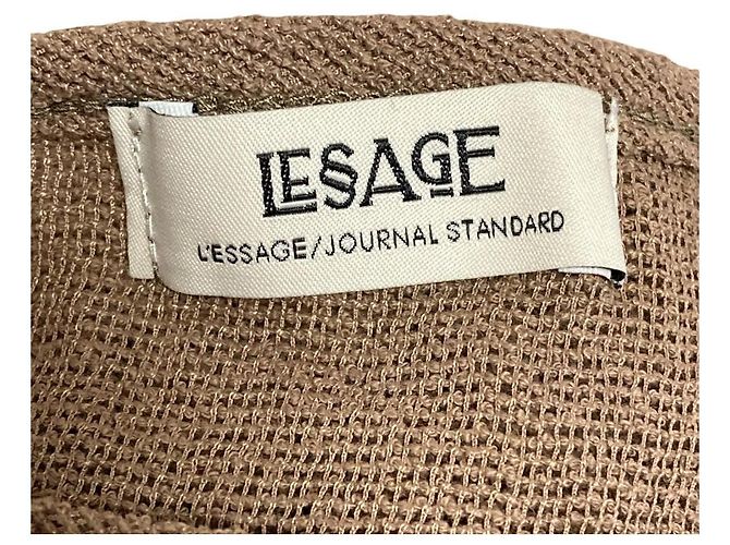 Autre Marque Top de malha mesh L'ESSAGE JOURNAL STANDARD Marrom - vista 4