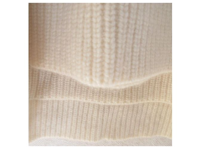 Autre Marque Noble Border Knit Sweater White - view 5