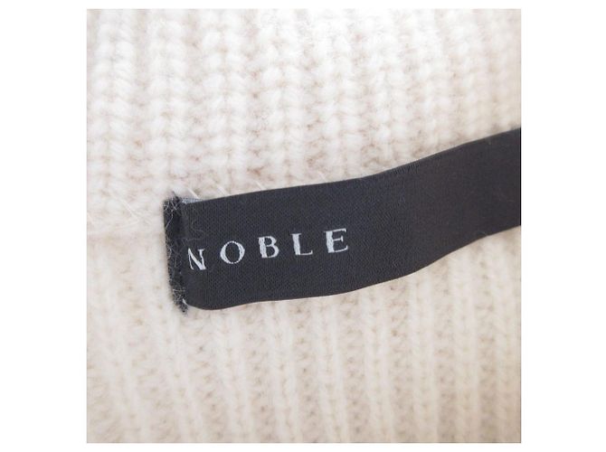 Autre Marque Noble Border Knit Sweater White - view 6