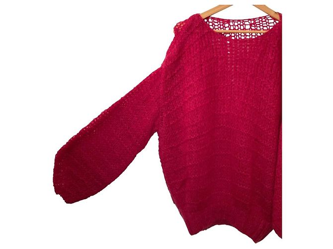 Autre Marque GALLARDAGALANTE Mohair Strickpullover Pink - Ansicht 3