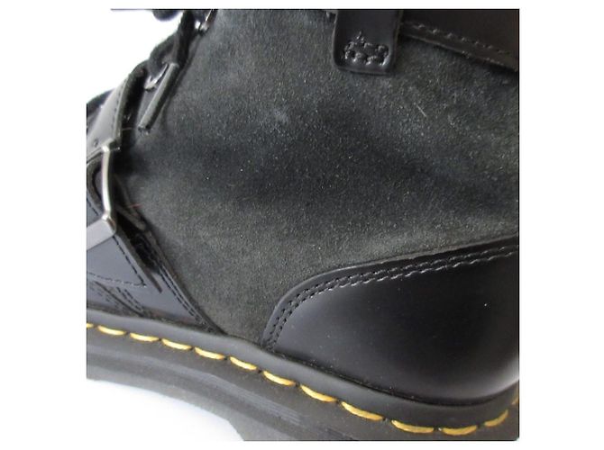 Autre Marque Dr. Martens Marsha Leder Stiefeletten Schwarz - Ansicht 12