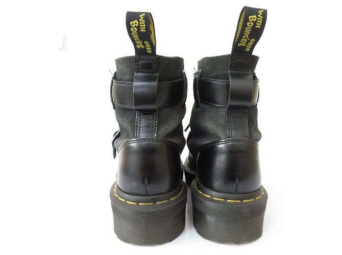 Autre Marque Dr. Martens Marsha Leder Stiefeletten Schwarz - Ansicht 3