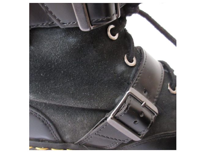 Autre Marque Dr. Martens Marsha Leder Stiefeletten Schwarz - Ansicht 9