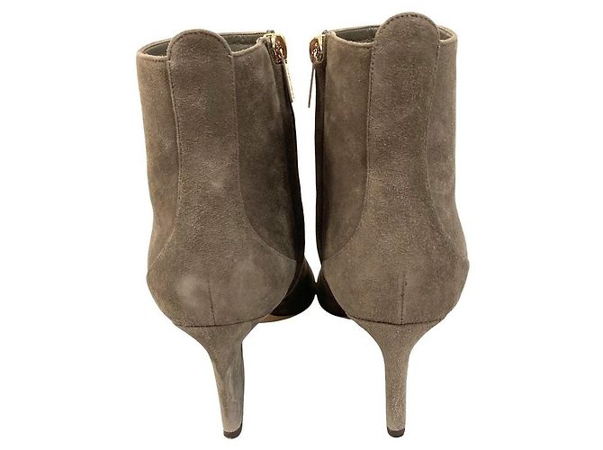 Stivaletti corti in camoscio JIMMY CHOO BILLIE 65 Marrone Grigio - vista 5