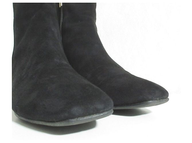 Autre Marque Bottines courtes en daim TALANTON Noir - vue 10