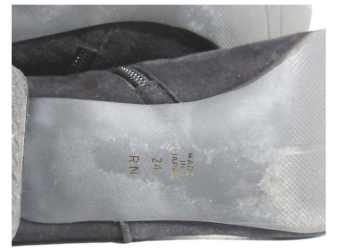 Autre Marque Bottines courtes en daim TALANTON Noir - vue 7