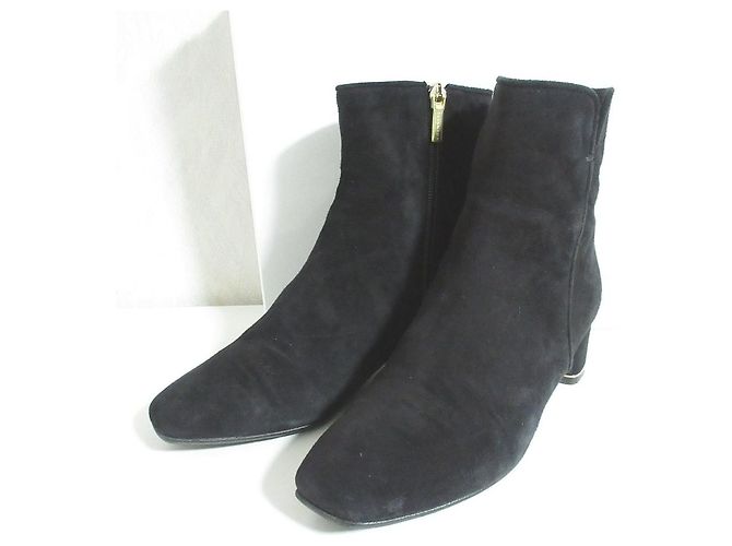 Autre Marque Bottines courtes en daim TALANTON Noir - vue 8