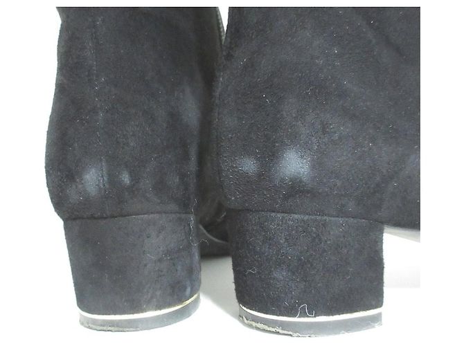 Autre Marque Bottines courtes en daim TALANTON Noir - vue 9