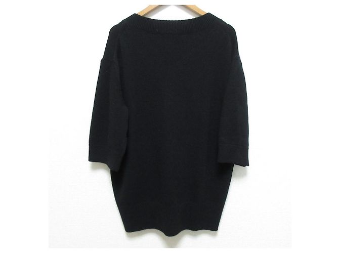 Autre Marque Dorothee Schumacher Strickpullover aus Wolle und Kaschmir Schwarz - Ansicht 2