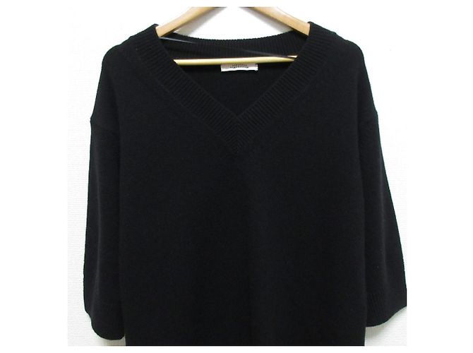 Autre Marque Dorothee Schumacher Strickpullover aus Wolle und Kaschmir Schwarz - Ansicht 3