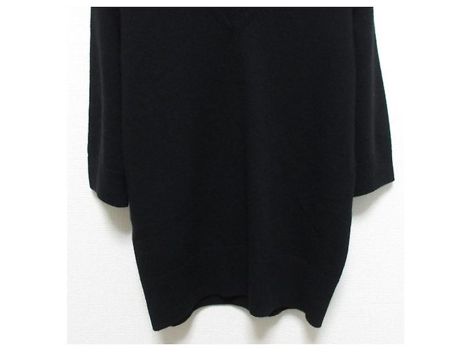 Autre Marque Dorothee Schumacher Strickpullover aus Wolle und Kaschmir Schwarz - Ansicht 5