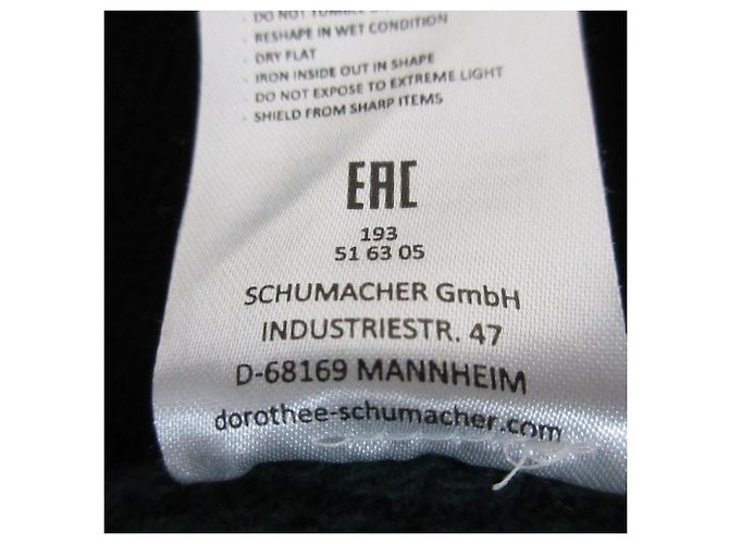 Autre Marque Dorothee Schumacher Strickweste Schwarz Grün Marineblau - Ansicht 10