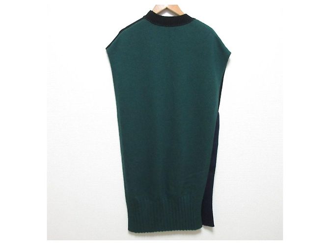 Autre Marque Dorothee Schumacher Strickweste Schwarz Grün Marineblau - Ansicht 2
