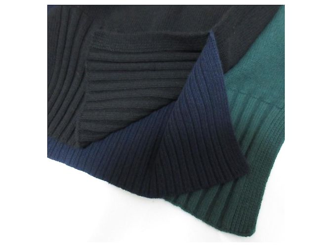 Autre Marque Dorothee Schumacher Strickweste Schwarz Grün Marineblau - Ansicht 7