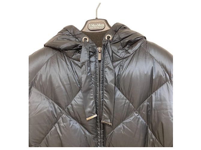 Max Mara The Cube Down Vest Coat Blue Navy blue - view 4