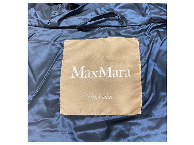 Max Mara The Cube Down Vest Coat Blue Navy blue - view 8