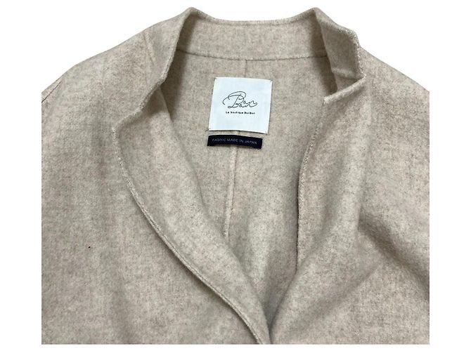 Autre Marque Abrigo largo de lana La boutique BonBon Beige - vista 4