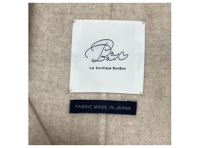 Autre Marque Abrigo largo de lana La boutique BonBon Beige - vista 5