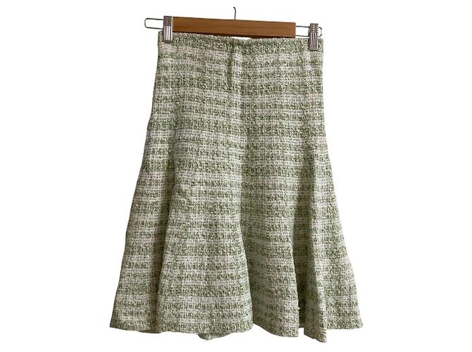 Autre Marque Gonna in tweed Garbera eimy istoire Verde - vista 2