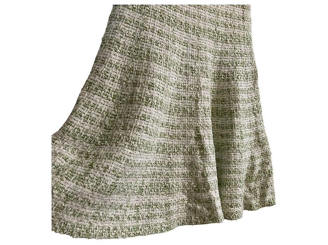 Autre Marque Gonna in tweed Garbera eimy istoire Verde - vista 3