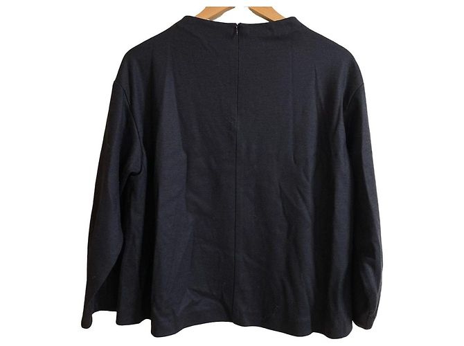 Autre Marque Top de lana Kumikyoku Azul Azul marino - vista 2