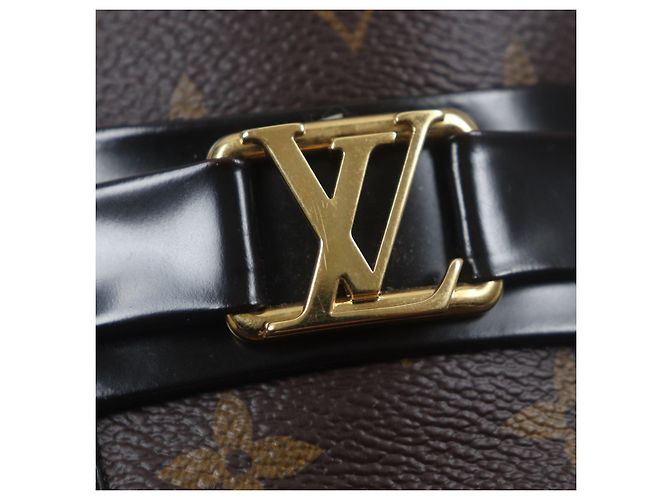 Louis Vuitton LV Logo Monogram Leder-Mules Braun - Ansicht 7