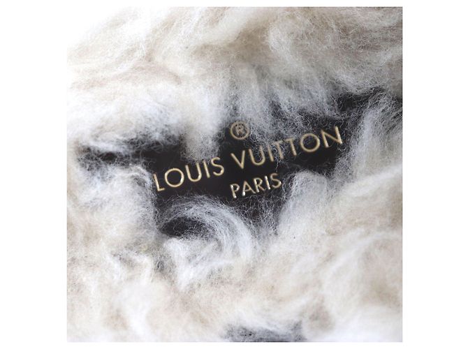 Louis Vuitton LV Logo Monogram Leder-Mules Braun - Ansicht 8