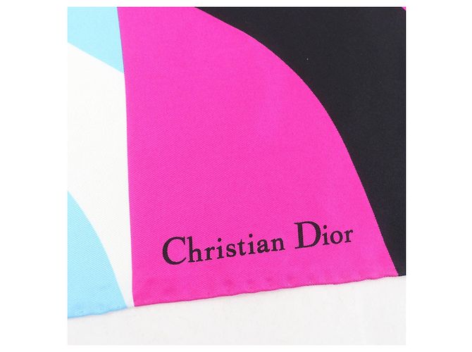 Autre Marque Christian Dior D-Jungle Pop Seidentuch Mehrfarben - Ansicht 4