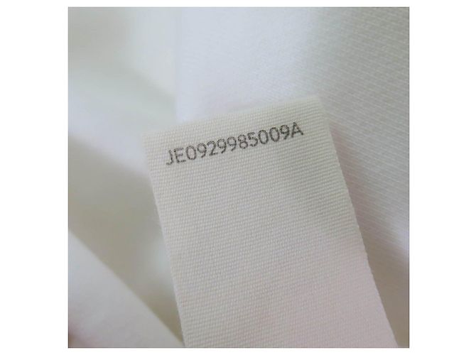 Autre Marque Vestido hoodie Trompe L'oeil em algodão orgânico Patou Branco - vista 7
