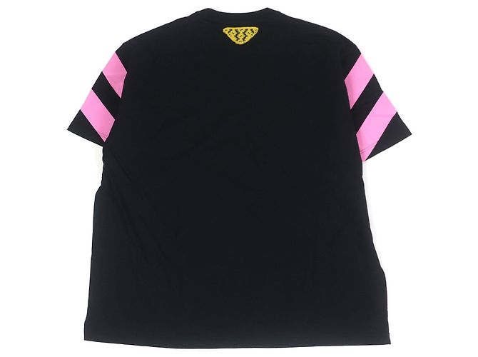 Prada Triangle Logo Cotton T-shirt Black - view 3