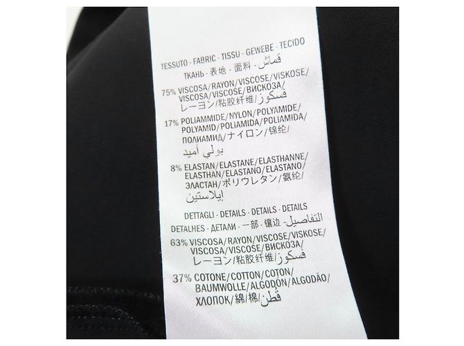 Gucci Jersey-Kleid mit V-Ausschnitt Schwarz - Ansicht 10