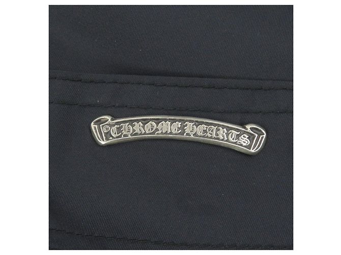 Pantaloni Chrome Hearts Carpenter in pelle e nylon Blu Blu navy - vista 5