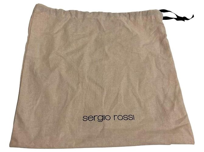 Autre Marque Sergio Rossi Leder-Pumps mit eckiger Kappe Beige - Ansicht 20