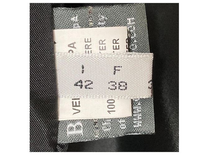 Autre Marque Chaqueta sin cuello Blugirl Folies de tweed Negro - vista 6