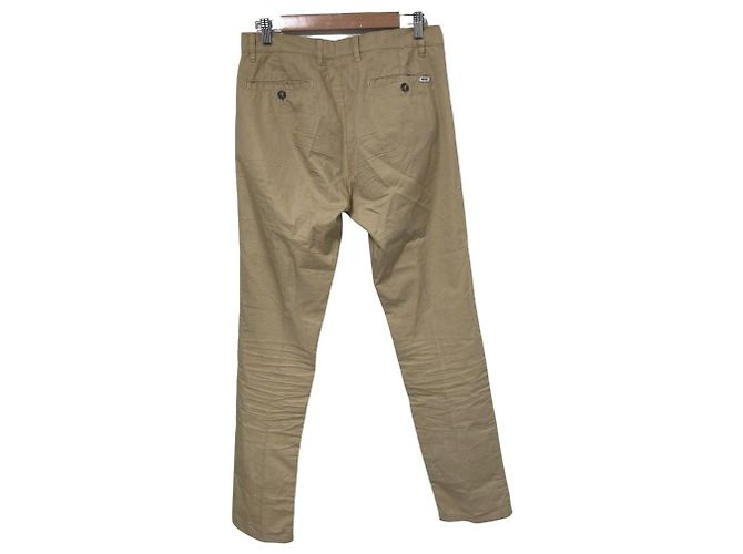 Pantaloni in cotone Kenzo Icon Motif Beige - vista 2